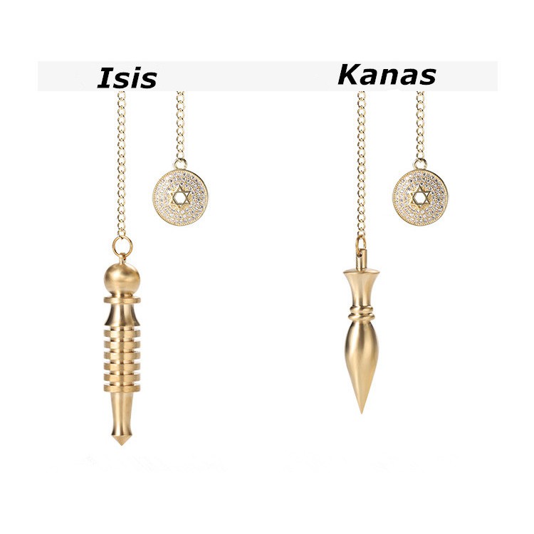 Pendulum Copper Pendulum Pendant Set Pendulum Chart Karnak/Isis/Osiris/Brass/Metal Pendulum Pendant
