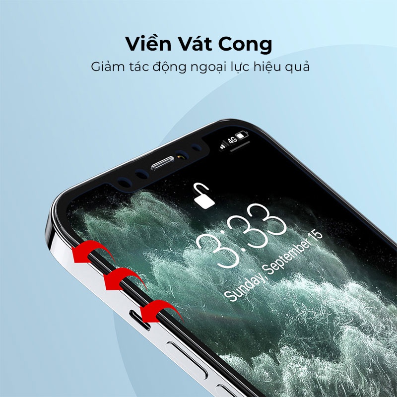 Miếng Dán Cường Lực KINGKONG 3D Full Màn Hình Cho iPhone 13 Pro Max 12 Pro Max 11 Pro Max Xs Max 8 Plus 7 Plus Njoyshop