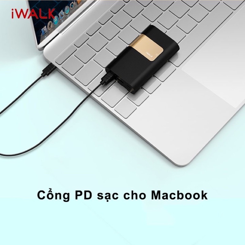 Sạc dự phòng iWALK Secretary PD Lithium ion 10000mAh/3.6V 36Wh - SBS100C