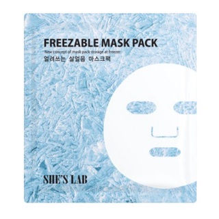 Mặt nạ băng tuyết dưỡng da mặt She's Lab Freezable Mask Pack 18g