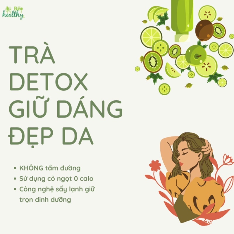 Set Trà Detox Hoa Quả Sấy Khô 30 Ngày - Bếp Healthy Hà Nội