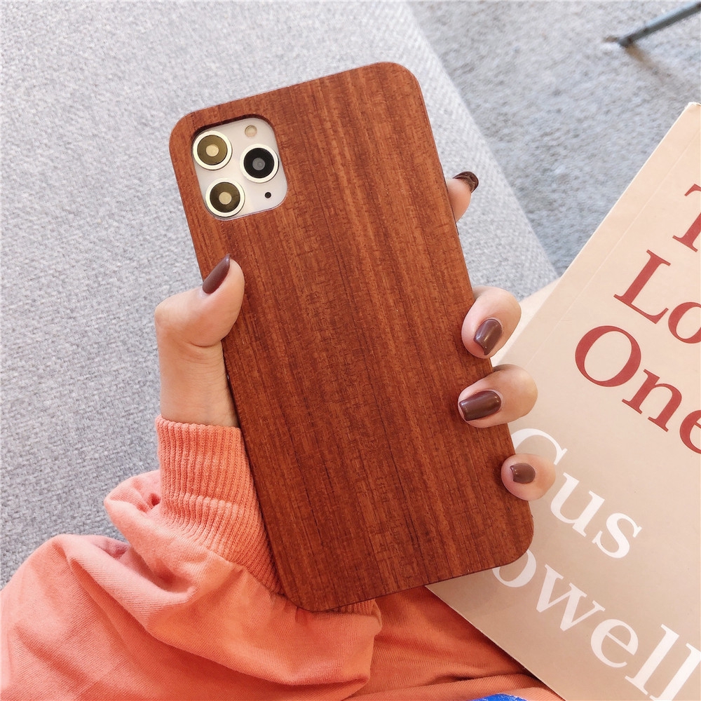 Ốp Điện Thoại TPU + Gỗ Tự Nhiên Cho iPhone 11 12 13 14 Pro Max 13Pro 12Pro 14Pro 14Plus X Xs Max XR 6 6s 7 8 Plus SE 2020