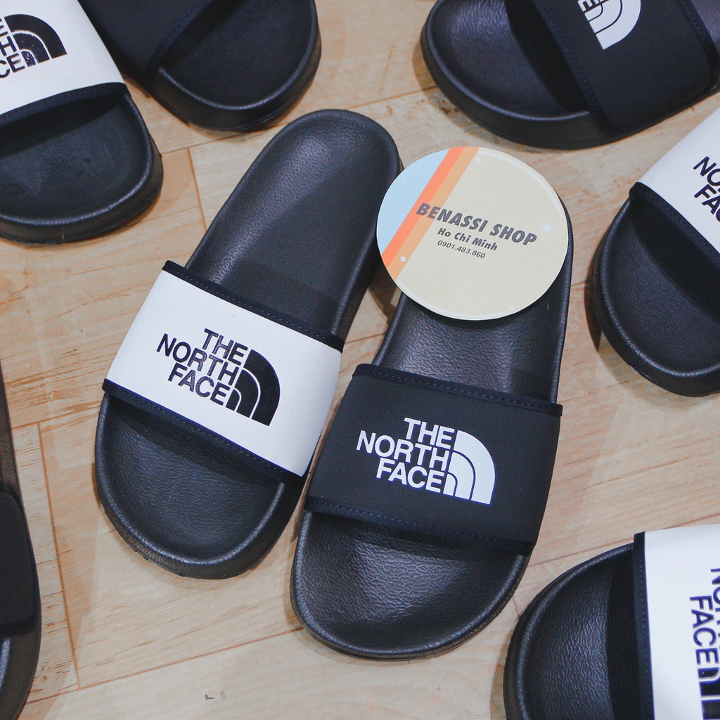Dép big size the north face mix trắng đen mẫu mới