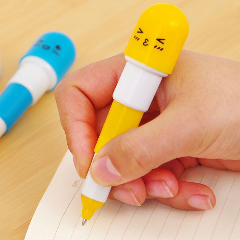 Bút bi kiểu viên thuốc sáng tạo thu gọn được tiện dụng