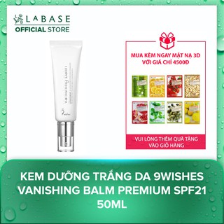 Kem dưỡng trắng da 9Wishes Vanishing Balm Premium SPF21 50ml [Hàng nhập khẩu chính hãng]
