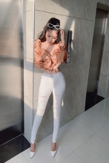 [ XẢ KHO ] Áo phi bóng cột nơ ngực