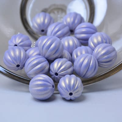 Mùa xuân và mùa hè kẹo Macaron Màu sắc huyền diệu bí ngô Acrylic hạt đồ trang sức DIY làm bằng tay bông tai Phụ kiện đin