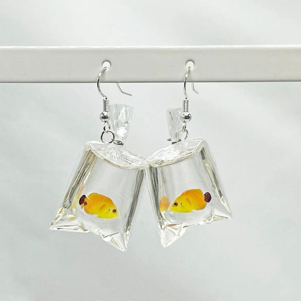 Set 2 Mặt Vòng cổ / Bông Tai DIY Dạng Lỏng Mô Phỏng Trang Sức Cho Nam Và Nữ