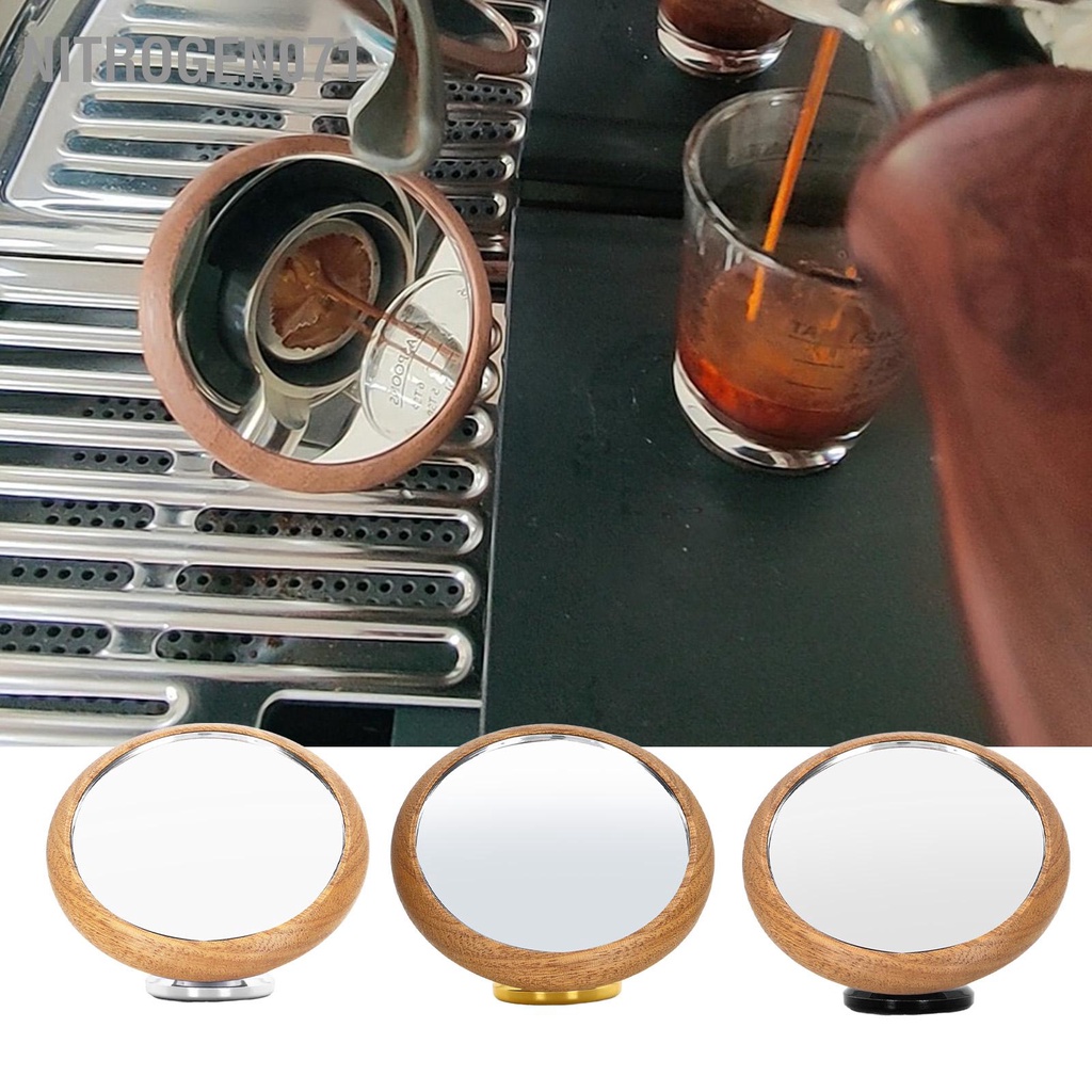 Gương Soi Cà Phê Không Đáy Xoay Đa Hướng Phản Quang Quan Sát Nhịp Tim