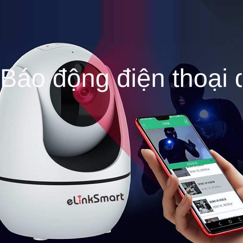 ►☈™Mạng camera giám sát không dây HD điện thoại di động gia đình điều khiển từ xa wifi camera quan sát ban đêm camera 36