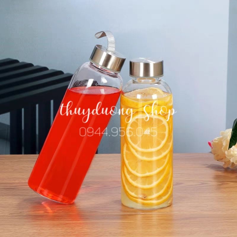 Lọ thủy tinh có dây treo 500ml