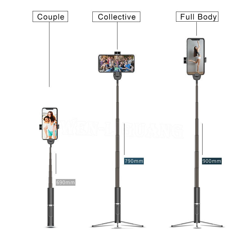 Gậy Chụp Ảnh Selfie Có Remote Điều Khiển Từ Xa Cho iPhone 11 Pro 2019 Samsung S10 Huawei Xiaomi | BigBuy360 - bigbuy360.vn