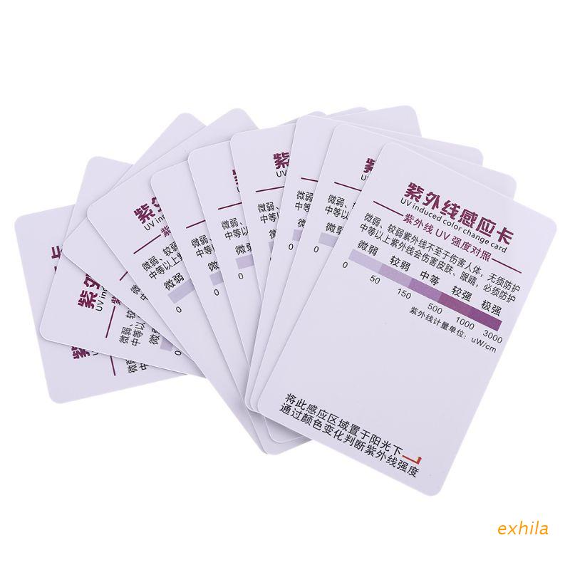 Bộ 10 Thẻ Kiểm Tra Tia UV Chuyên Dụng Cho Bò Sát