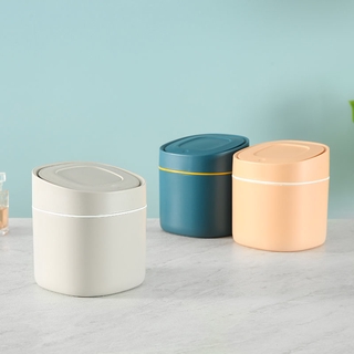 Thùng rác mini để bàn có nắp
