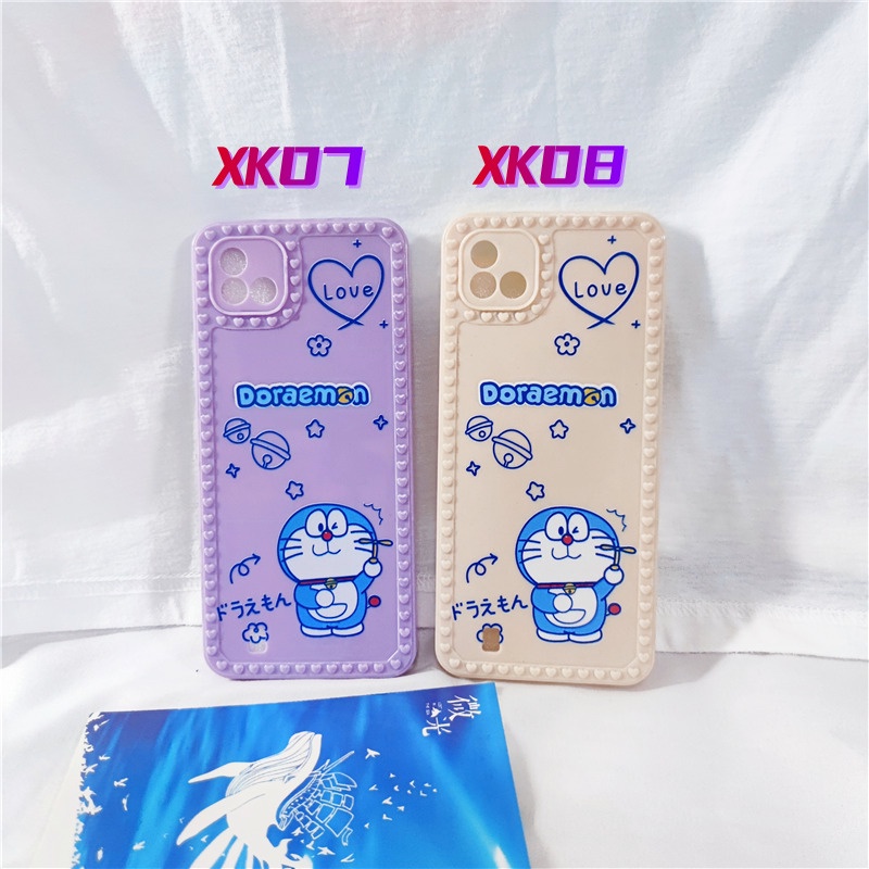 Ốp ĐiệN ThoạI HọA TiếT Doraemon Cho OPPO A5S A7 A12 A12E A11K A1K A3S F9 Pro A9 A5 2020