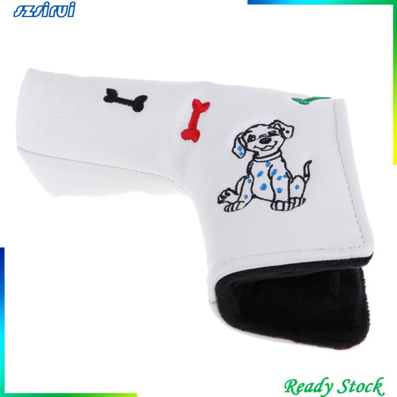 Vỏ Bọc Bảo Vệ Đầu Gậy Đánh golf Bằng Da pu Chống Thấm Nước Màu Trắng