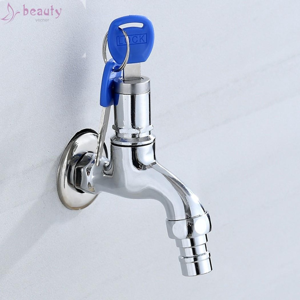 Vòi nước có chìa khóa chống trộm cho máy giặt