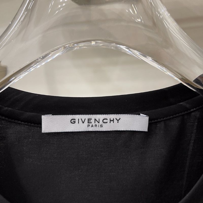 áo thun cotton nam ngắn tay cổ tròn in chữ Givenchy