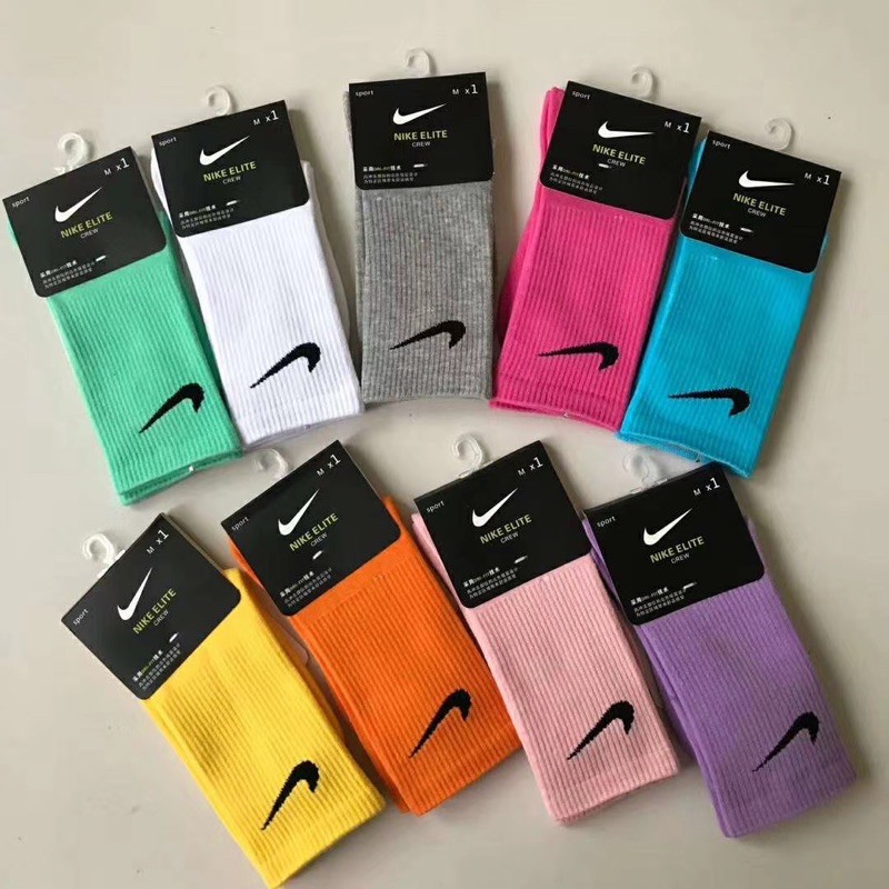 [Geek] Tất , Vớ Thêu Logo Nike Nhiều Màu Cao cổ Nam Nữ Phối cùng sneaker cực đẹp | BigBuy360 - bigbuy360.vn