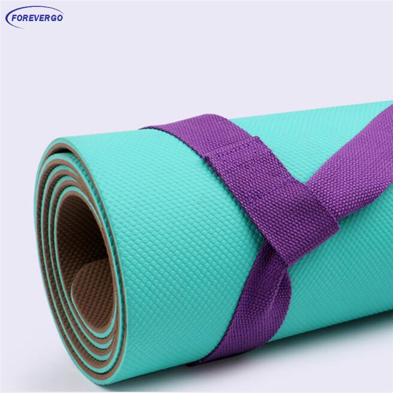 Dây Đeo Thảm Yoga Bằng Cotton Co Giãn Có Thể Điều Chỉnh