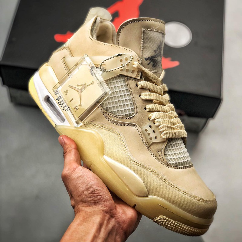 Giày jordan 4 off white thể thao sneaker nam nữ đế cao cao cấp full box | BigBuy360 - bigbuy360.vn