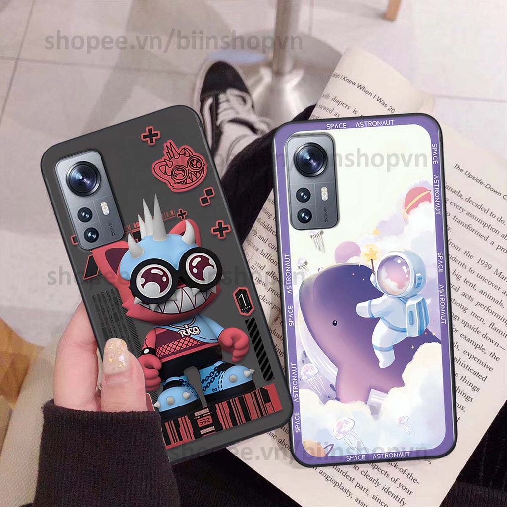 Ốp Xiaomi 12 / Xiaomi 12 Pro phi hành gia vũ trụ space.x siêu đẹp, thời trang