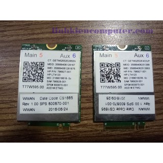 Card wwan 4G HP lt4120 Snapdragon X5 LTE T77W595 796928-001 4G WWAN M.2