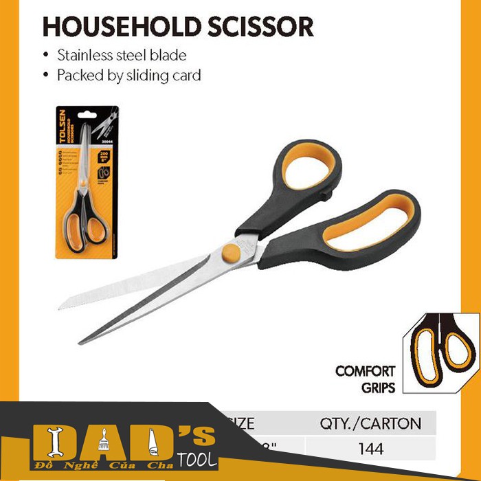 KÉO GIA DỤNG 8INCH  - TOLSEN 30044