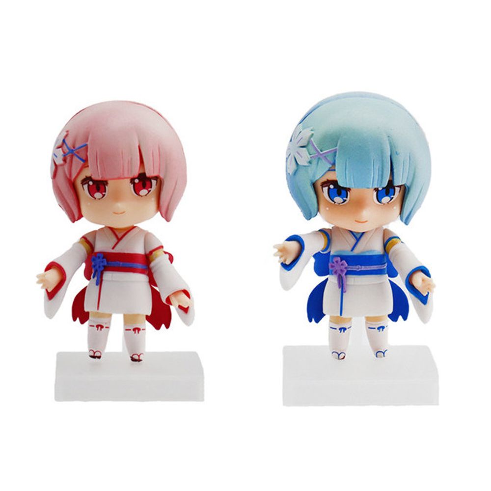 Đồ chơi mô hình nhân vật hoạt hình Re:Life In A Different World From Zero phiên bản Q PVC nhiều màu sắc cho bé 9.5cm