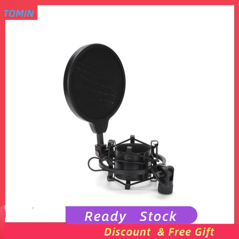Giá Đỡ Micro Chống Rung Bụi Tiện Dụng Cho Studio
