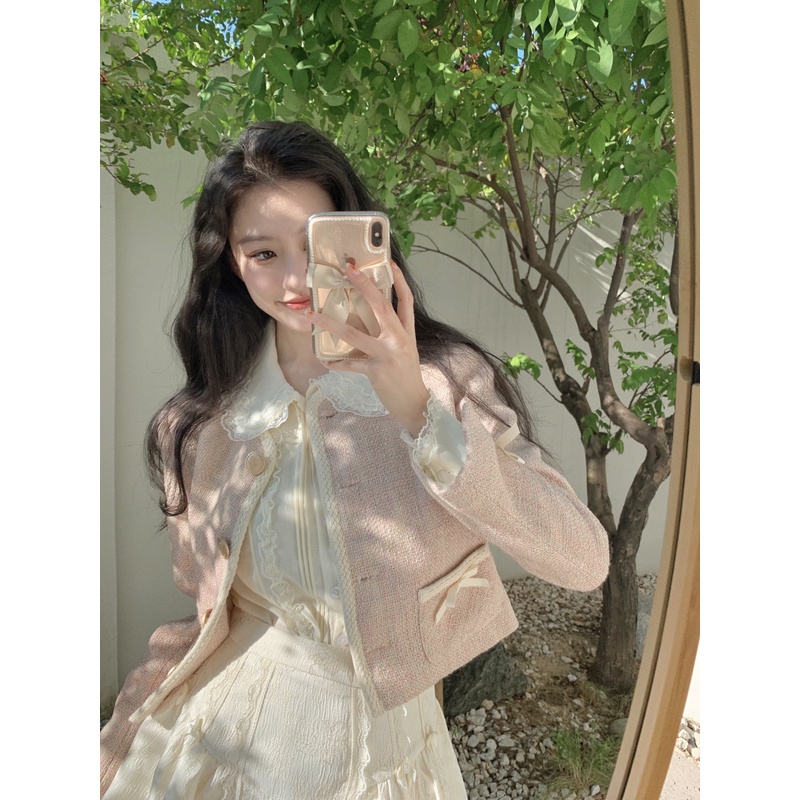 Set Áo khoác Áo sơ mi và Chân váy