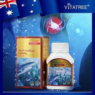 Viên uống sụn cá mập Vitatree Shark Cartilage 1000mg -  100 Viên