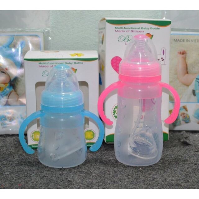 Bình sữa silicon Baby love 150/260ml