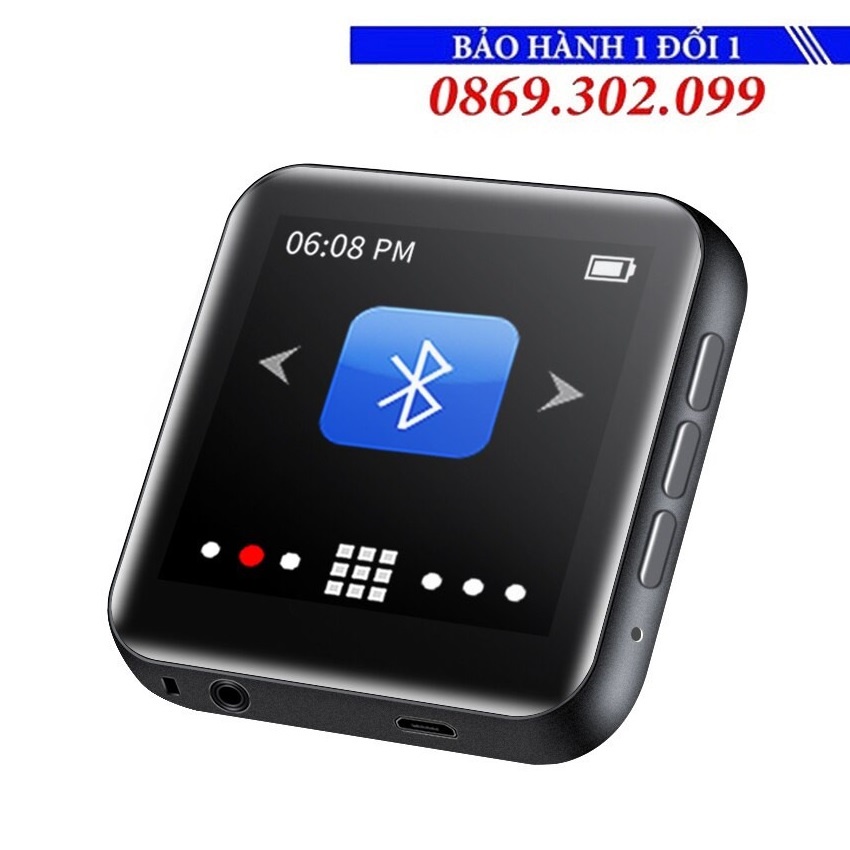 Máy nghe nhạc MP3 Bluetooth cao cấp Ruizu M9 - Hifi Music Player Ruizu M9 - Màn hình cảm ứng 1.8inch