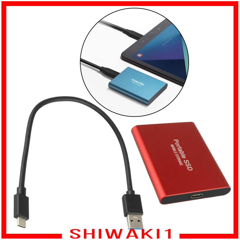 [SHIWAKI1]Metal 2.5\" USB 3.1 Gen-1 SSD External Storage Up to 1050 MB/s