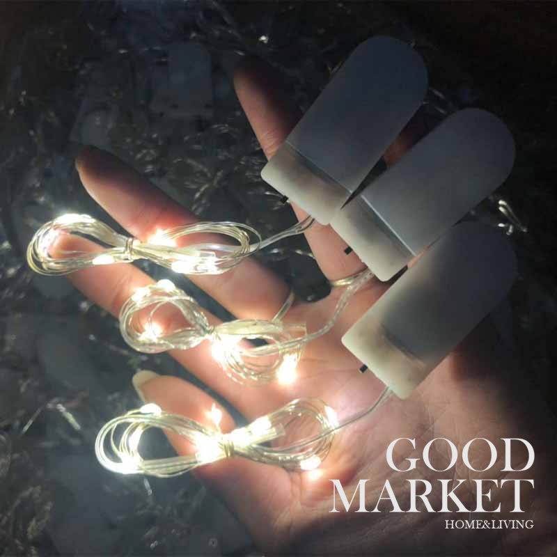 Dây Đèn Led 2M Chạy Bằng Pin Dùng Để Trang Trí Phòng Ngủ