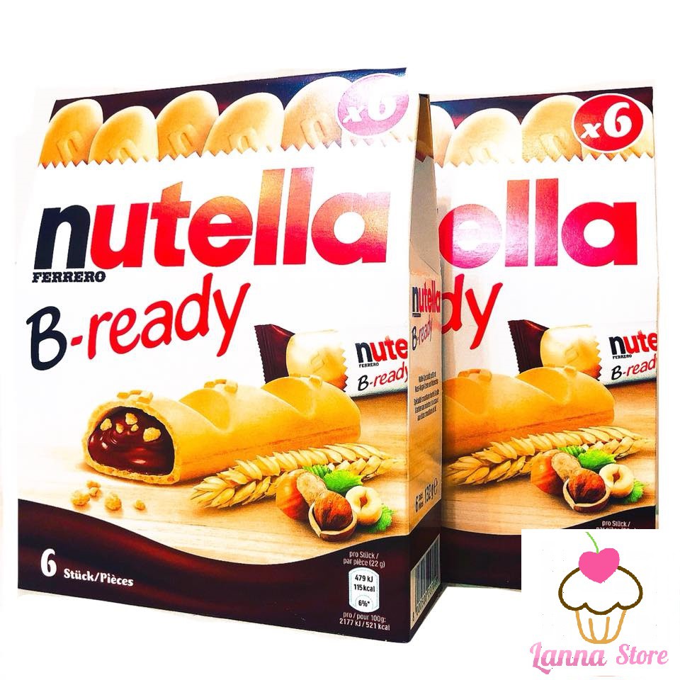 Bánh Nutella nhân kem sô cô la hạt phỉ (Nutella B-ready) - Đức 🇩🇪.