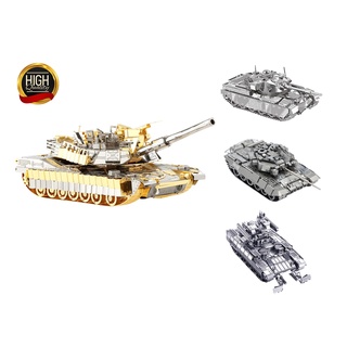 Mô hình xe Tăng kim loại lắp ráp 3D M1A2/ T54/ T34/Huayi Tiger I