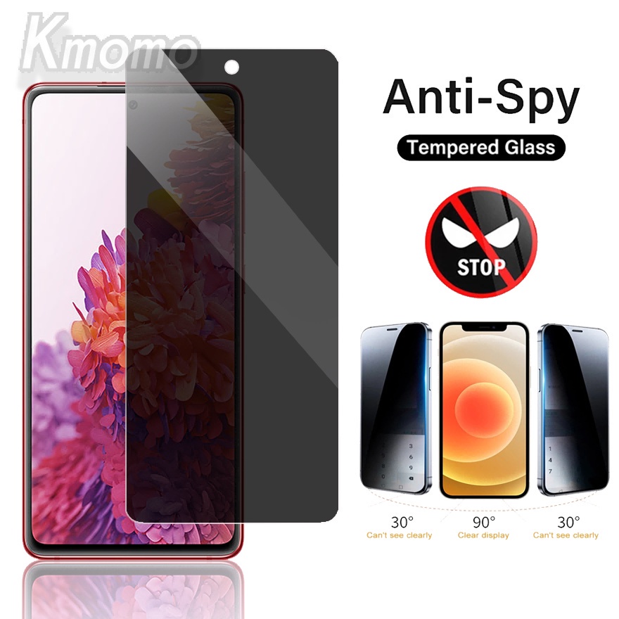 Kính Cường Lực Chống Nhìn Trộm Cho Samsung S20 FE Note 10 Lite 20 5G S10 M11 M12 M22 4G M20 M21 M31 M51 M02 M02s