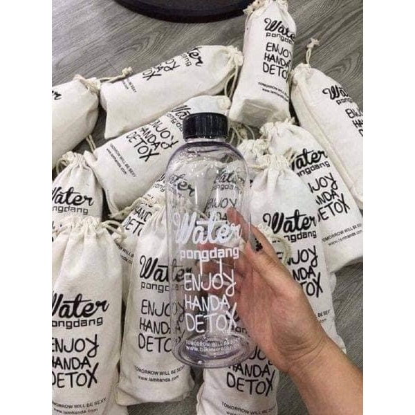 BÌNH DETOX 1000ml KÈM TÚI VẢI TIỆN LỢI