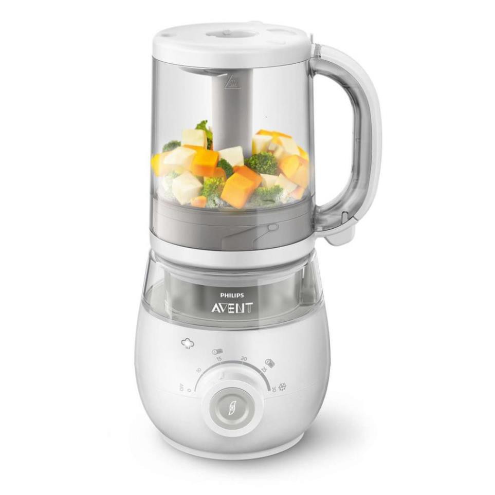 Máy hấp và xay thức ăn Philips Avent 4 in 1 SCF875/02 1000ml