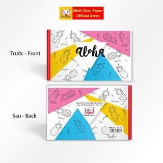 Sổ cắt (ghi chép) Minh Châu, Kẻ Caro, nhỏ