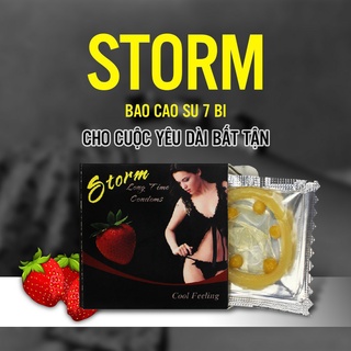 Bao cao su storm hương dâu - 7 bi