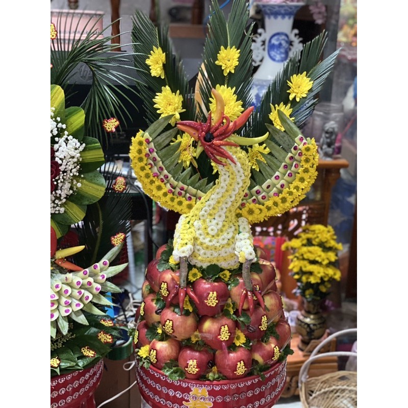 Tem dán cưới chữ Hỷ kim tuyến 24 tem nhỏ