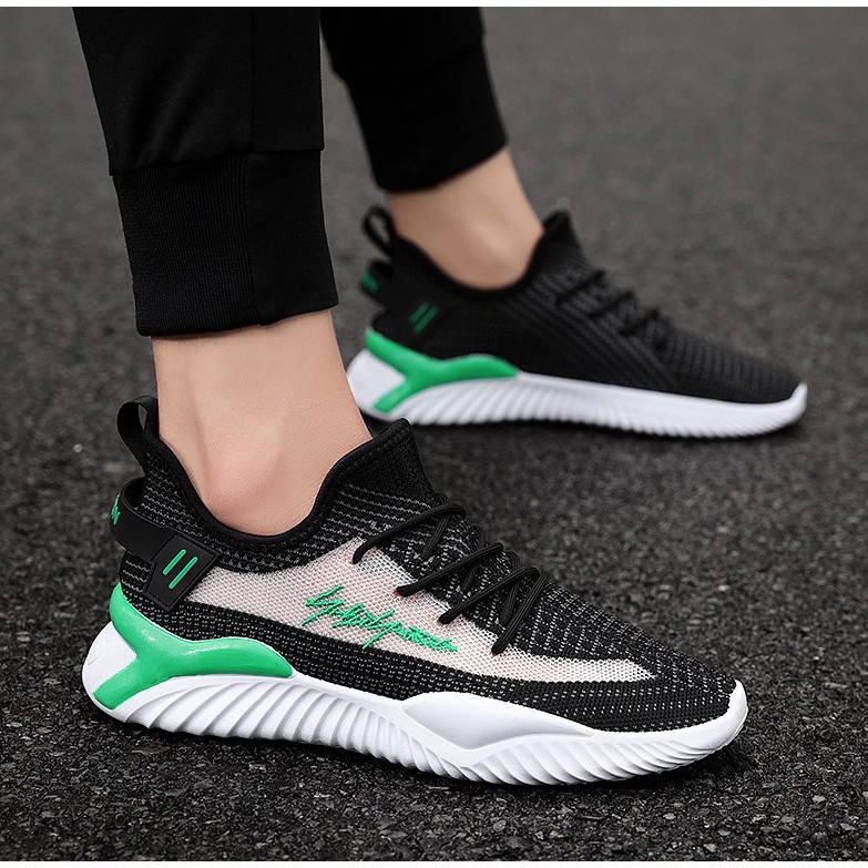 Giày nam giày sneaker lưới thoáng khí chống hôi chân, fullsize, 3 màu - #K86