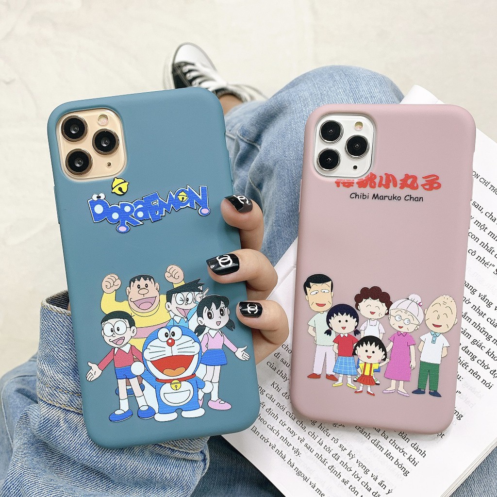 Ốp Lưng Silicon Doraemon x Maruko - B249