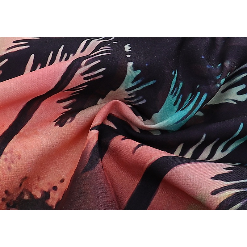 Áo Sơ Mi Tay Ngắn Nhuộm Màu Họa Tiết Trái Dừa Thoải Mái Thời Trang Mùa Hè Cho Nam 89Go