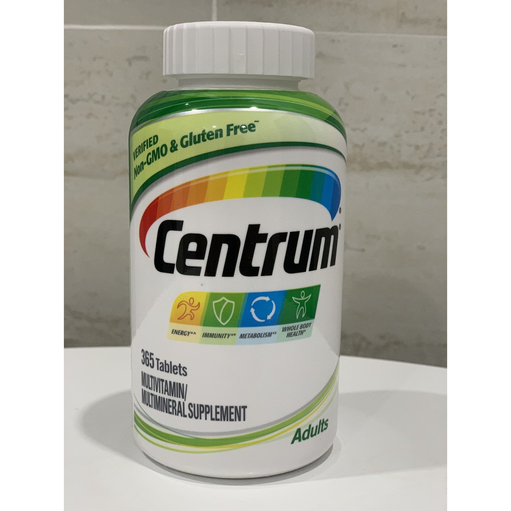 Viên uống tổng hợp Vitamin Centrum multivitamin dành cho nam và nữ dưới 50 tuổi - 365 viên và 60 viên | Thế Giới Skin Care