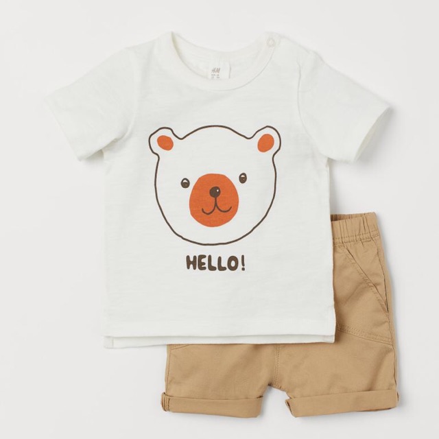 Set quần áo gấu HM