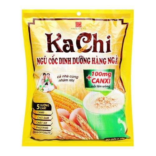 Ngũ Cốc Dinh Dưỡng Kachi Chứa 100Mg Canxi Từ Sữa Gói 500G